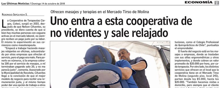 Uno entra a esta coperativa de no videntes y sale relajado – LUN